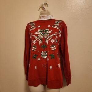 Vintage 80's Nutcracker Ugly Sweater Turtle neck Small